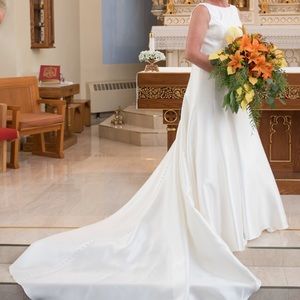 Wedding dress minus belt.